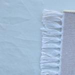 Multi Size Brown And Off White Modern Striped Cotton Flat Weave Runner Rug- Reversible Beautiful Colour combination Runner Rug