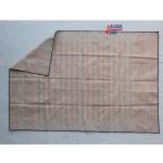 Multi Sizes Cotton  Beige and Red Modern Striped Flat Weave Indian Rug - High Quality Cotton Flatweave Rug